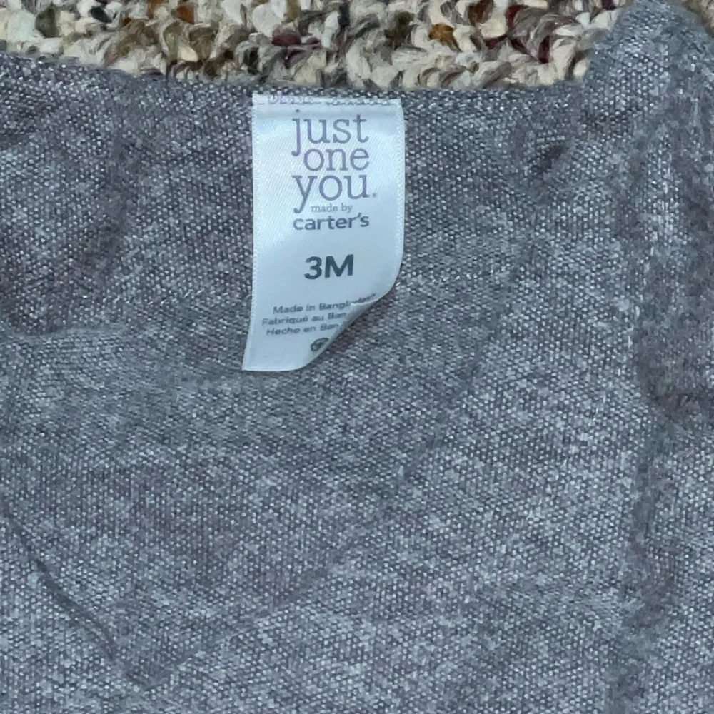 Boys Carter's Gray‎ Baby Outfit Suit 3 months